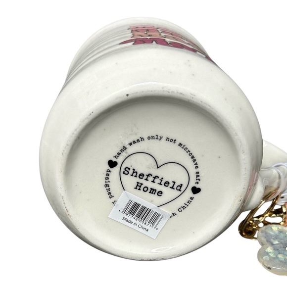 NWT🤩MAMA Ceramic MUG with key charm and tassel. - Picture 2 of 2